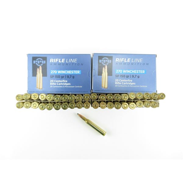 PPU .270 WIN AMMO LOT