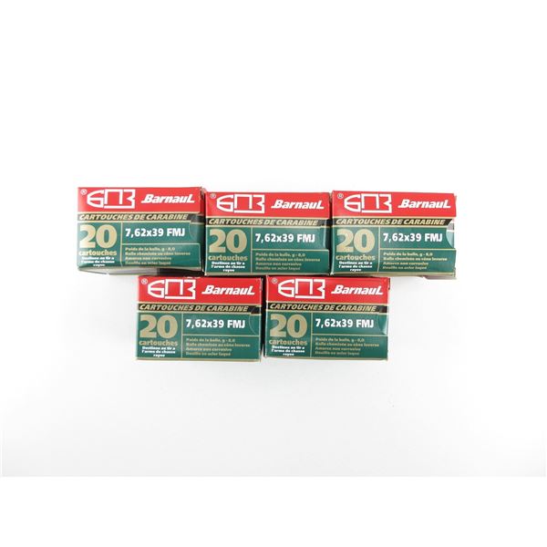 BARNAUL 7.62X39MM AMMO LOT