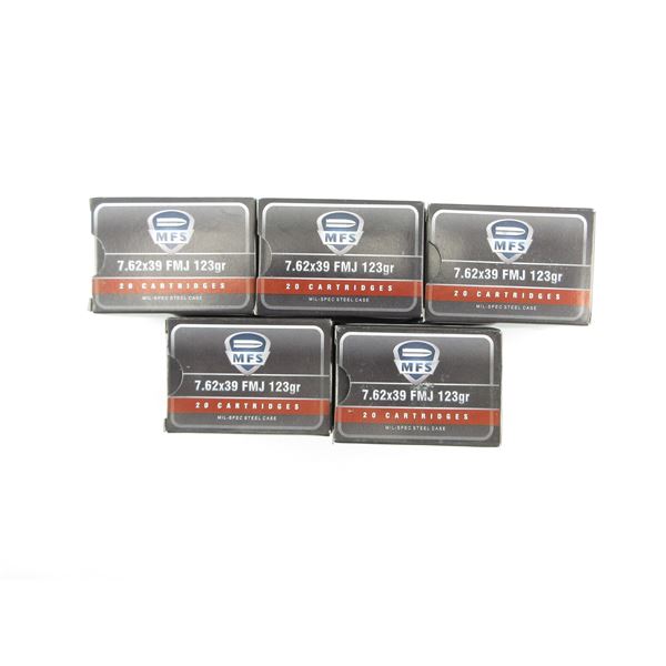 MFS 7.62X39MM AMMO LOT