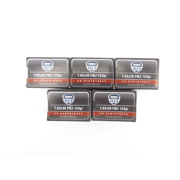MFS 7.62X39MM AMMO LOT