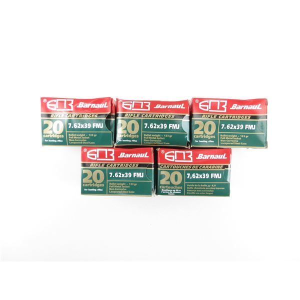 BARNAUL 7.62X39MM AMMO LOT