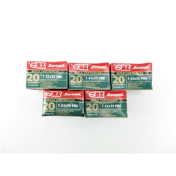 BARNAUL 7.62X39MM AMMO LOT