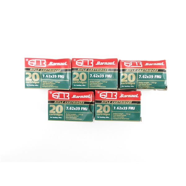 BARNAUL 7.62X39MM AMMO LOT