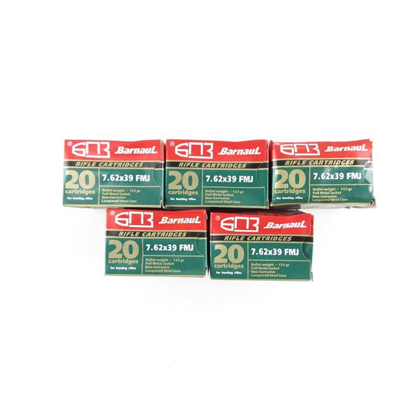 BARNAUL 7.62X39MM AMMO LOT