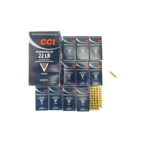 CCI .22 LR SEGMENTED AMMO LOT