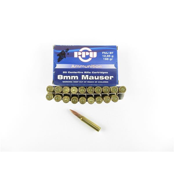 PPU 8MM MAUSER AMMO LOT