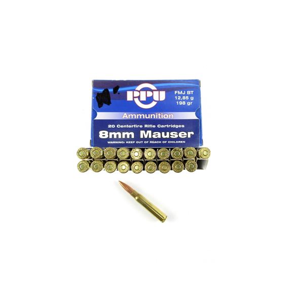 PPU 8MM MAUSER AMMO LOT