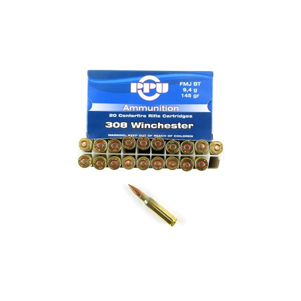 PPU .308 WIN AMMO LOT