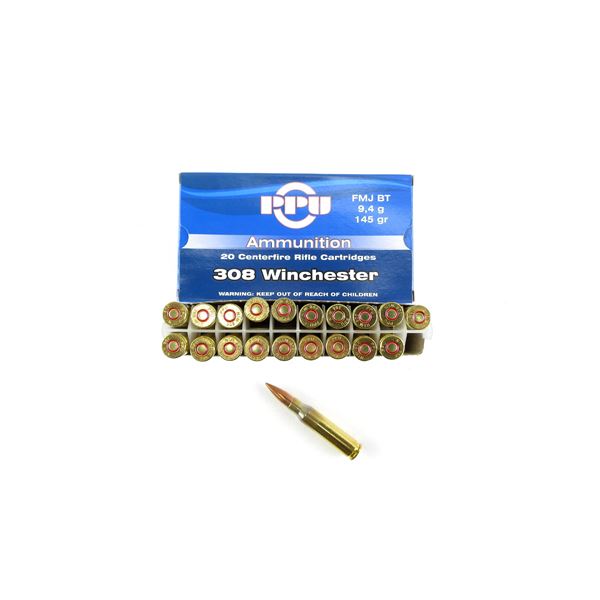 PPU .308 WIN AMMO LOT