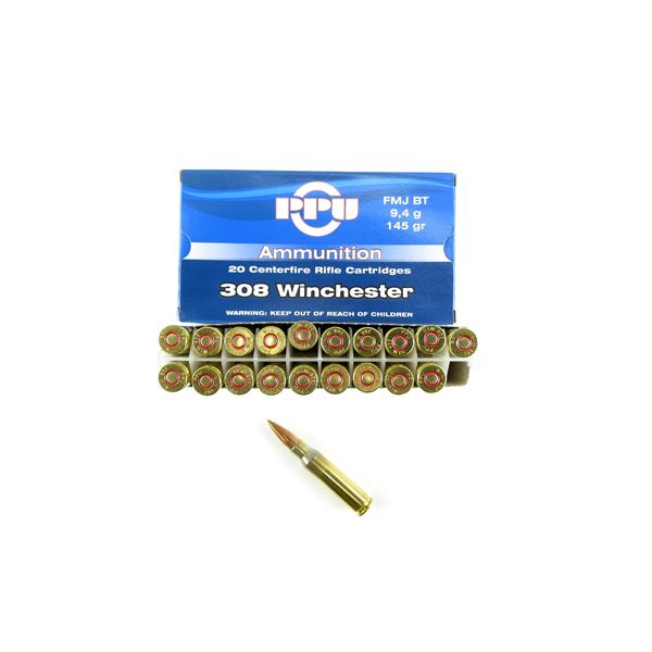 PPU .308 WIN AMMO LOT