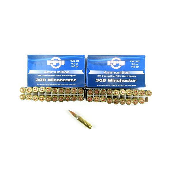 PPU .308 WIN AMMO LOT