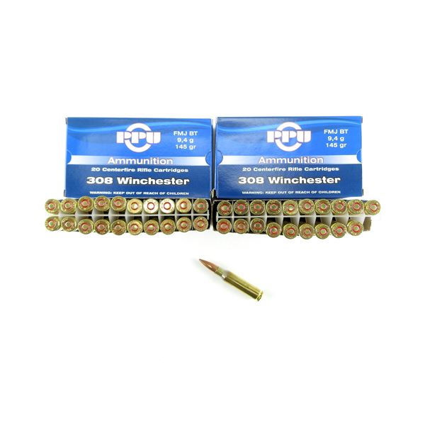 PPU .308 WIN AMMO LOT