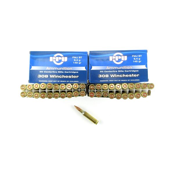 PPU .308 WIN AMMO LOT