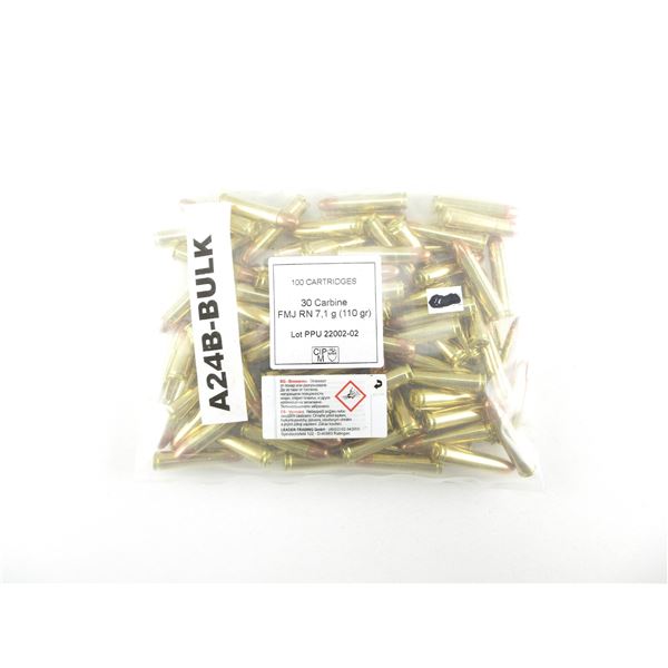 PPU .30 CARBINE AMMO LOT