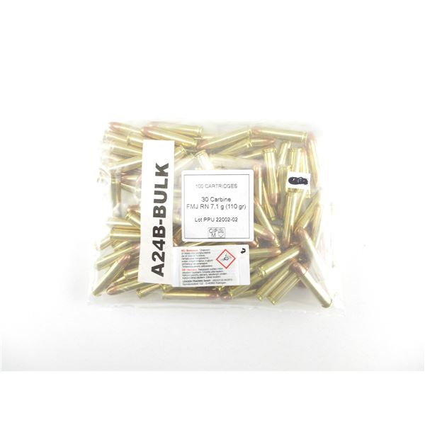 PPU .30 CARBINE AMMO LOT