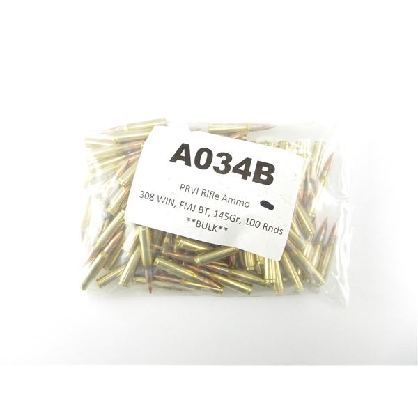 PPU .308 WIN AMMO LOT