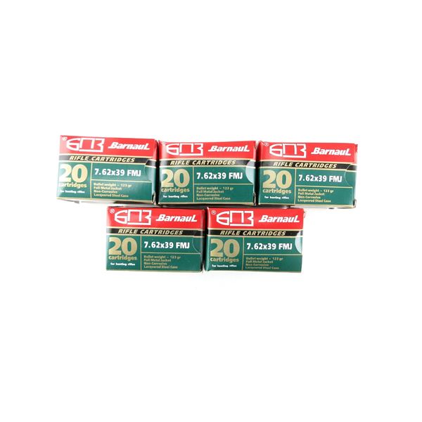 BARNAUL 7.62X39MM AMMO LOT