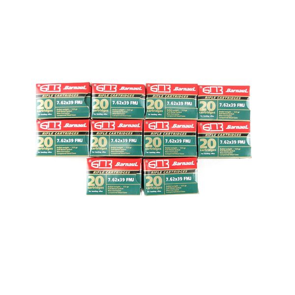 BARNAUL 7.62X39MM AMMO LOT