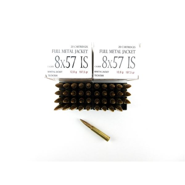 RUSSIAN MANUFACTURER 8X57 IS AMMO LOT