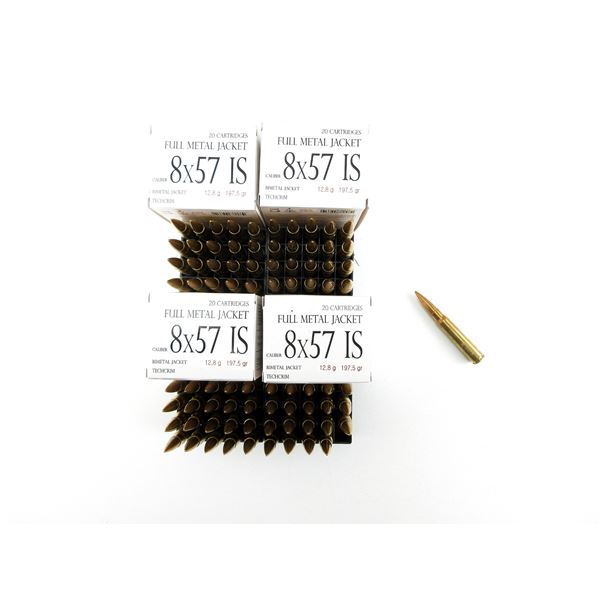 RUSSIAN MANUFACTURER 8X57 IS AMMO LOT