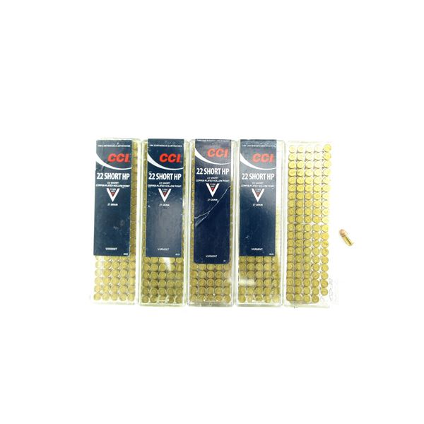 CCI .22 SHORT HP AMMO LOT