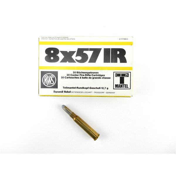 RWS 8X57IR AMMO LOT