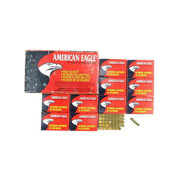 AMERICAN EAGLE .22 LR AMMO LOT
