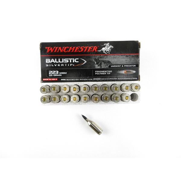WINCHESTER .223 WSSM AMMO LOT