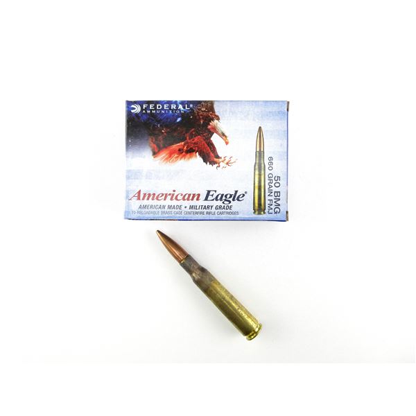 AMERICAN EAGLE .50 BMG AMMO LOT