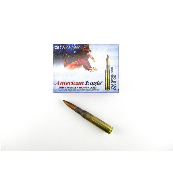 AMERICAN EAGLE .50 BMG AMMO LOT
