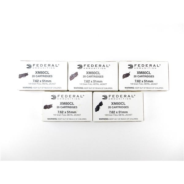 FEDERAL 7.62X51MM AMMO LOT