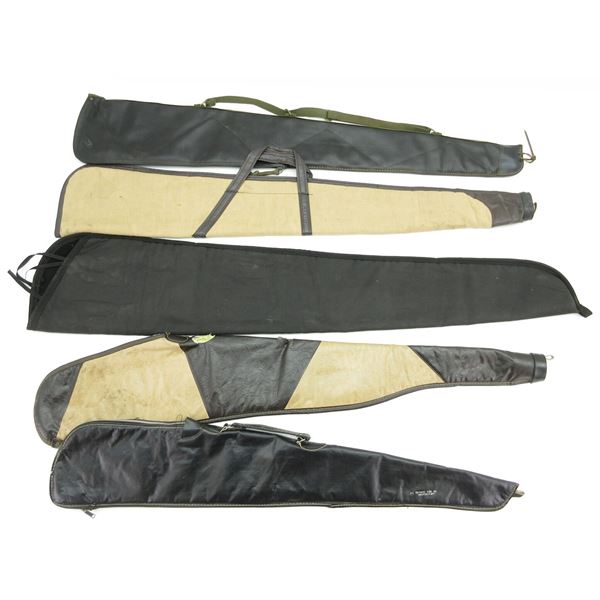 ASSORTED SOFT PADDED RIFLE CASES LOT