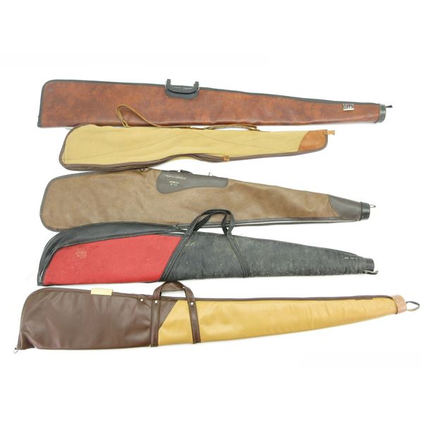 ASSORTED SOFT PADDED RIFLE CASES LOT