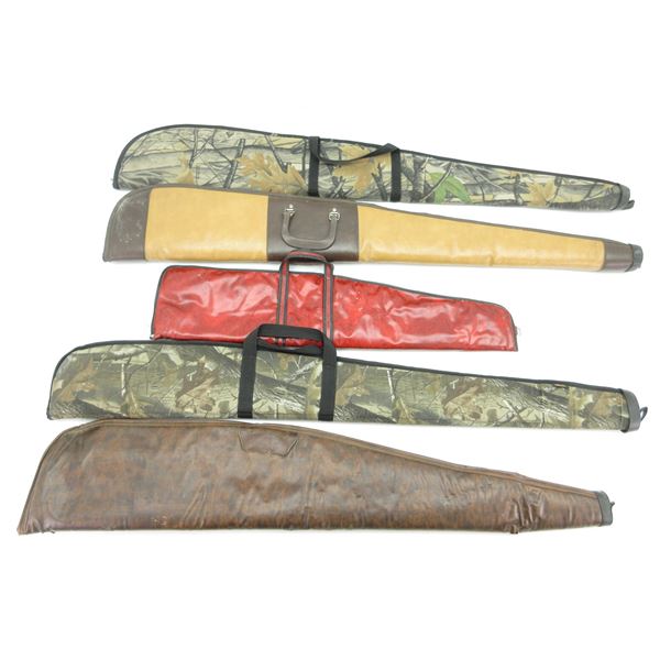 ASSORTED SOFT PADDED RIFLE CASES LOT