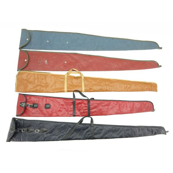 ASSORTED SOFT PADDED RIFLE CASES LOT