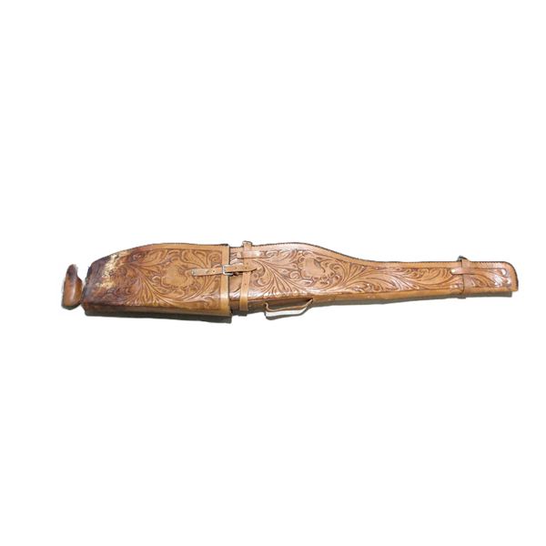 LEATHER SCABBARD RIFLE CASE LOT