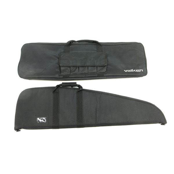 ASSORTED SOFT PADDED RIFLE CASES LOT