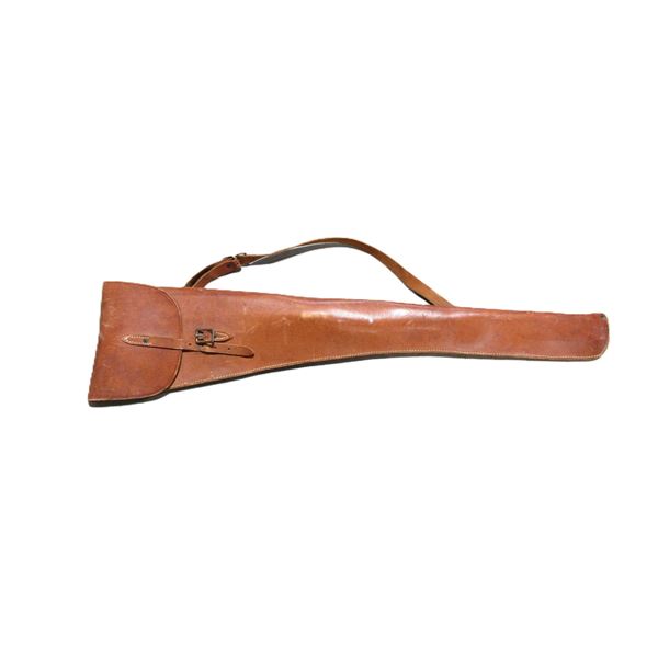 LEATHER RIFLE CASE LOT