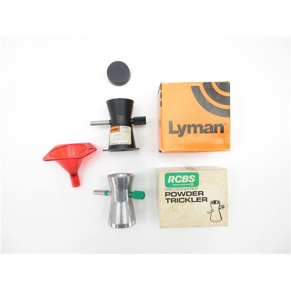 ASSORTED POWDER TRICKLER ETC. LOT