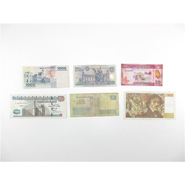 ASSORTED WORLD BANK NOTES LOT