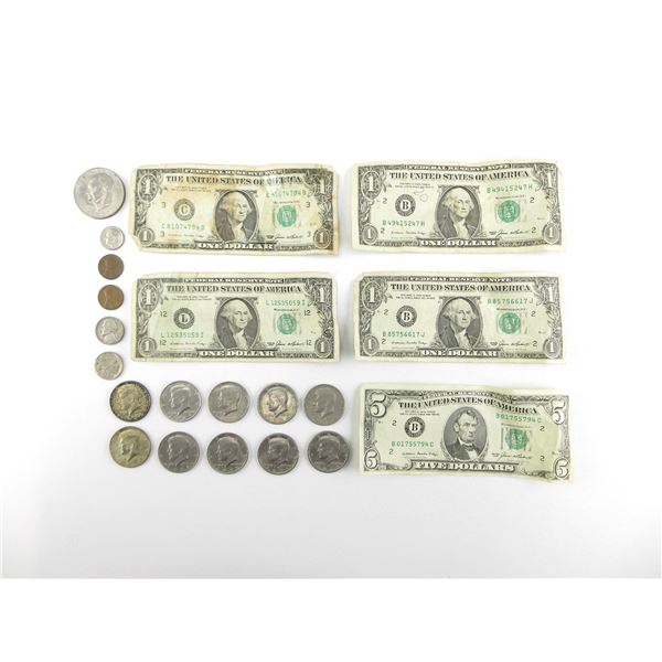 ASSORTED U.S. COIN AND BILL LOT