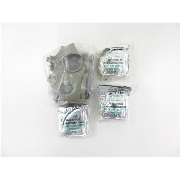 CZECH GAS MASK AND FILTERS LOT