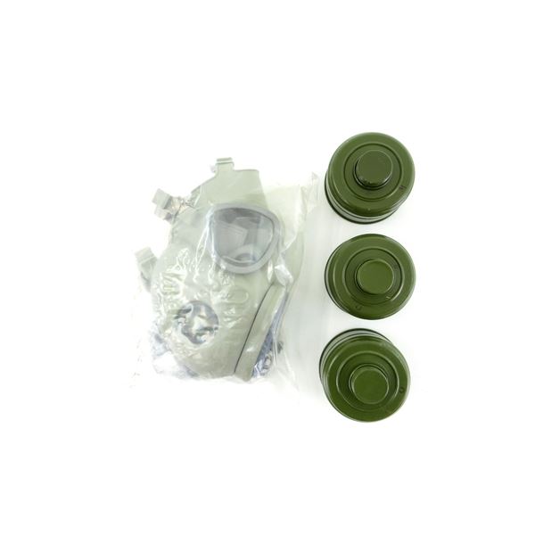 COMBLOC GAS MASK AND FILTERS LOT
