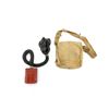 Image 2 : WWII CANADIAN MILITARY NO.4 MKIII GAS MASK / FILTER AND BAG LOT