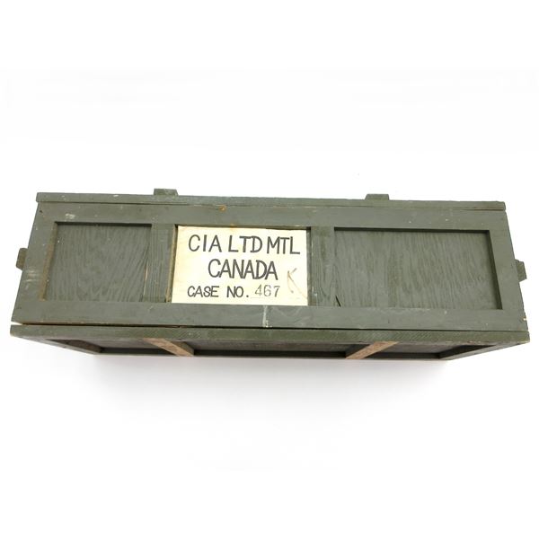 WOODEN SHIPPING CRATE