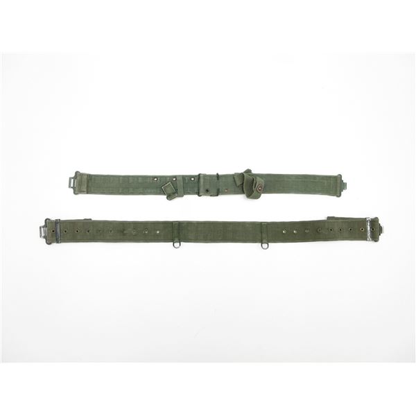 UNKNOWN MILITARY BELT LOT