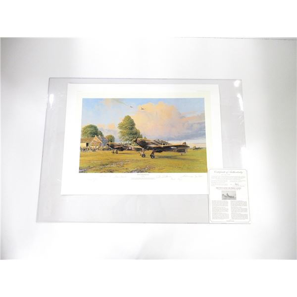 "FRONT LINE HURRICANES" PRINT