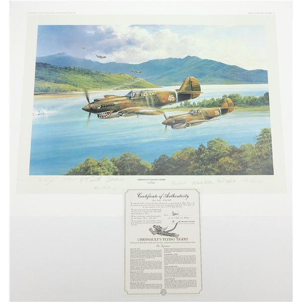 "CHENNAULT'S FLYING TIGERS" PRINT