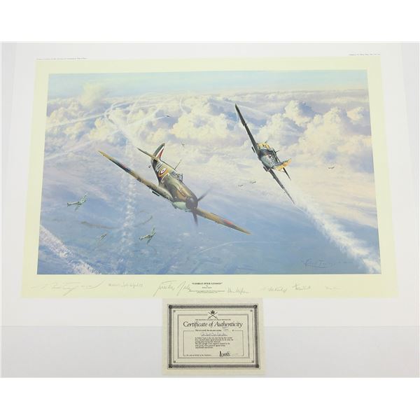 "COMBAT OVER LONDON" PRINT