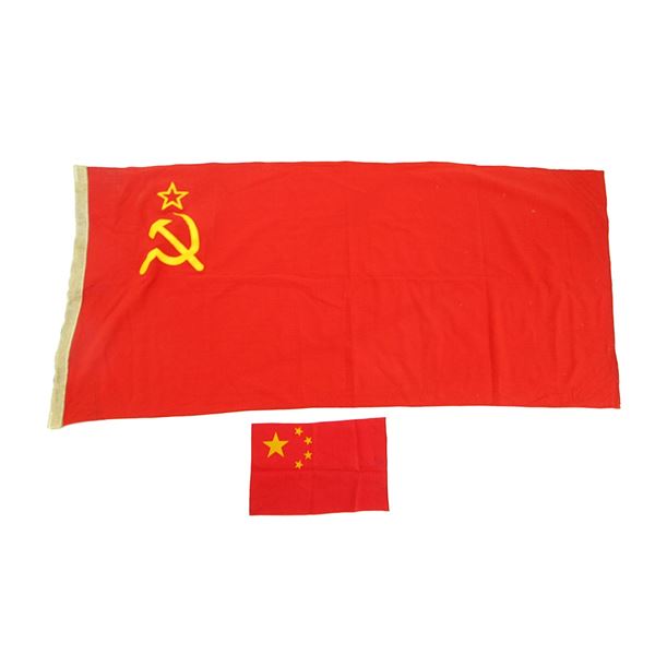 SOVIET / CHINESE FLAG LOT
